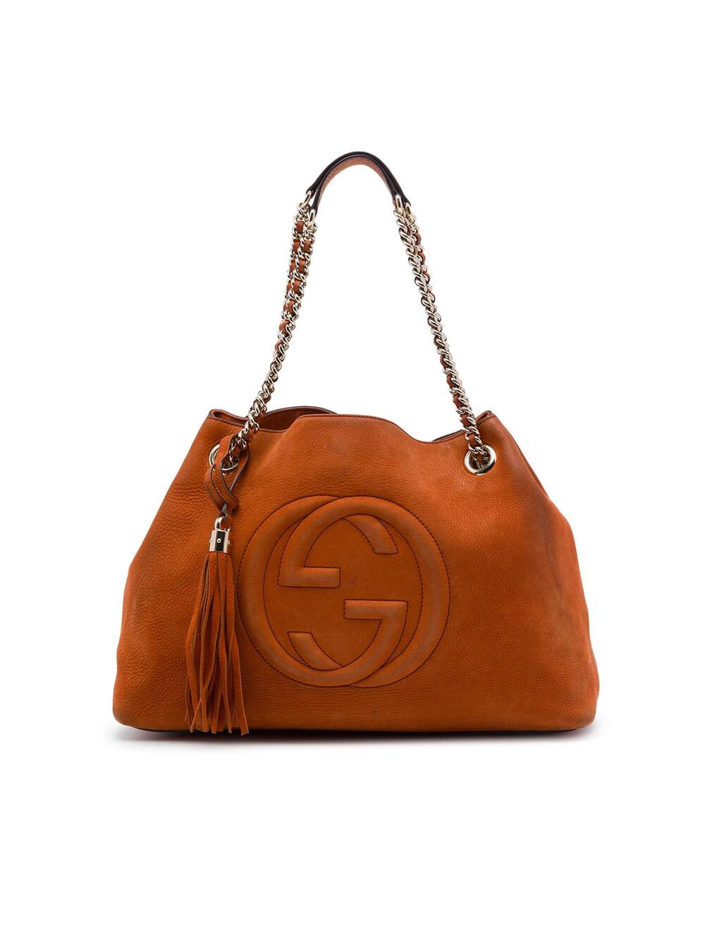 Gucci Medium Nubuck Leather Soho Chain #342714G77B